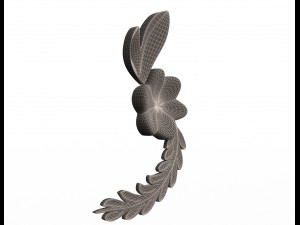 carving plaster molding decoration nene 3D 模型