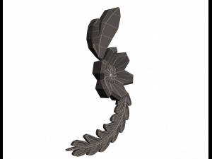 carving plaster molding decoration nene 3D 模型