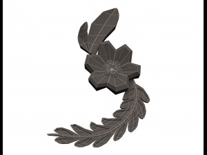 carving plaster molding decoration nene 3D 模型