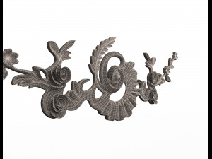 carving plaster molding decoration teatable 3D-Modell
