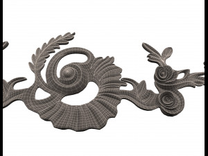 carving plaster molding decoration teatable 3D-Modell