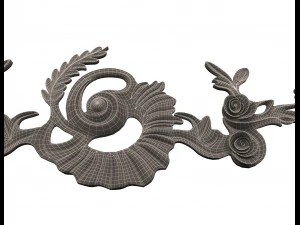carving plaster molding decoration teatable 3D Model