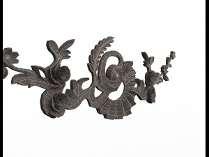 carving plaster molding decoration teatable 3D-Modell