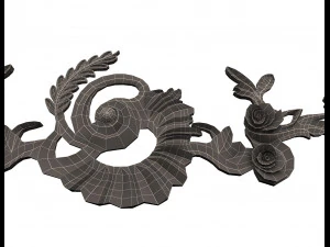 carving plaster molding decoration teatable 3D Model