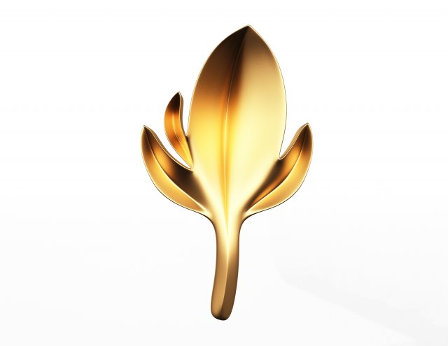 leave carving plaster molding decoration 2 3D Model .c4d .max .obj .3ds .fbx .stl .blend 