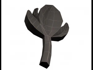 leave carving plaster molding decoration 2 3D Model