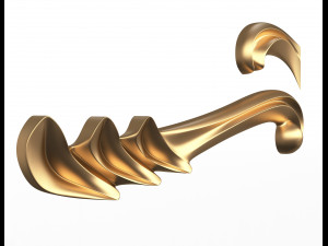 carving plaster molding decoration t 3D Model