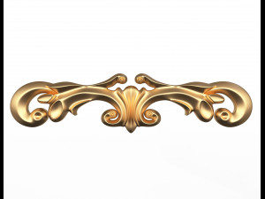 3d carving plaster molding decoration shahin 3D Model