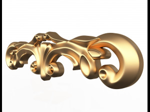 3d carving plaster molding decoration shahin 3D Model