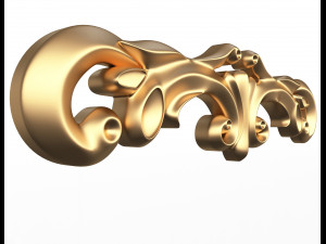 3d carving plaster molding decoration shahin 3D Model