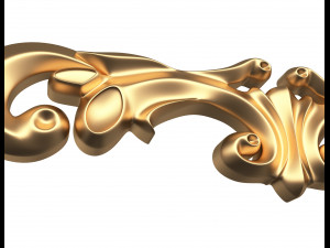 3d carving plaster molding decoration shahin 3D Model