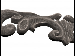 3d carving plaster molding decoration shahin 3D Model