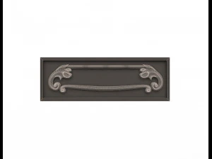 kitchen cabinet door classic 3 3D Model