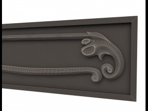kitchen cabinet door classic 3 Modello 3D