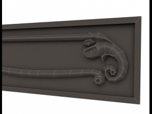 kitchen cabinet door classic 3 Modello 3D