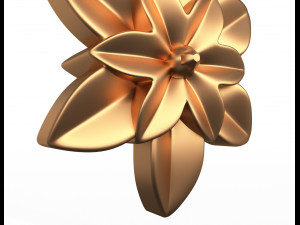 round rosette plaster molding decoration 3D 模型