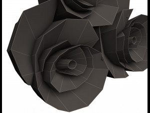 rose plaster molding decoration cnc 3D Model