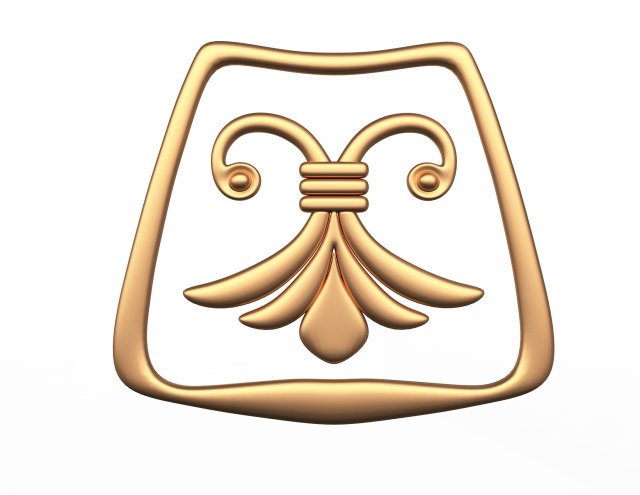 shell ornament plaster molding decorative cnc 3D 模型 .c4d .max .obj .3ds .fbx .stl .blend 