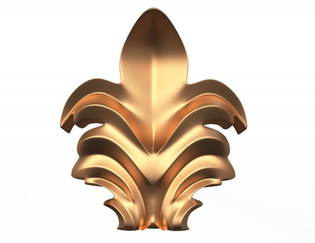 leave ornament plaster molding decoration cnc 3D Модель .c4d .max .obj .3ds .fbx .stl .blend 