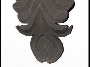 leave ornament plaster molding decoration cnc 2 Model 3D