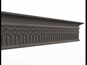 classic door cornice 3D Модель