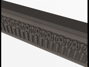 classic door cornice 3D Модель
