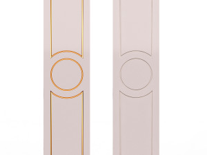 wardrobe door classic 1 Modelo 3D