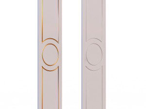 wardrobe door classic 1 3D Model