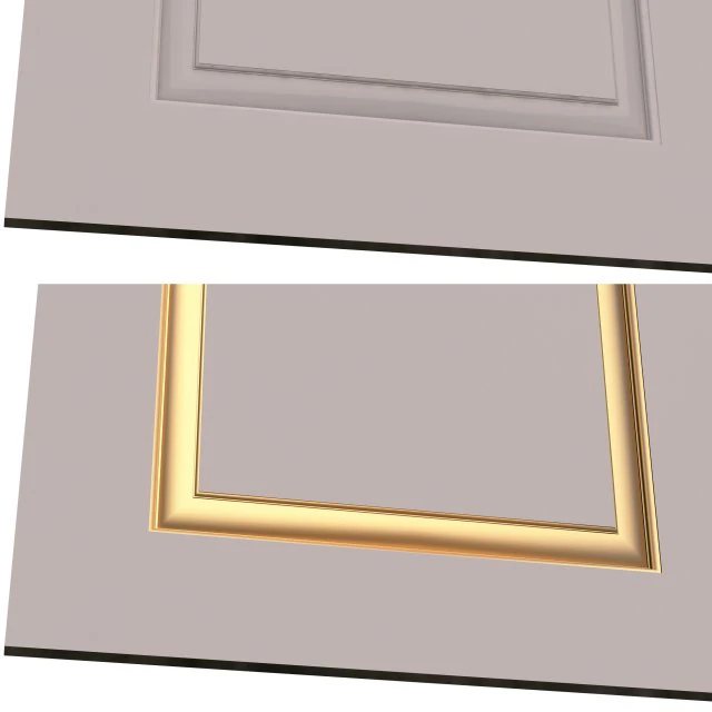 wardrobe door classic 2 3D Model .c4d .max .obj .3ds .fbx .stl .blend 