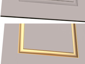 wardrobe door classic 2 Model 3D