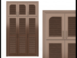 blinds wardrobe door classic 3 3D-Modell
