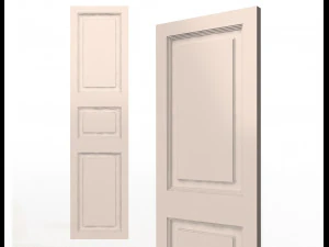 persianas para porta de guarda-roupa cl&aacute;ssica 4 Modelo 3D