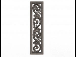3d carved decorative panel 3D मॉडल