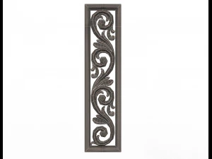 3d carved decorative panel 3D Model