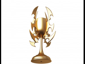 charlice bronze molding decoration 3D Model