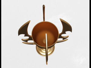 charlice bronze molding decoration 3D Model