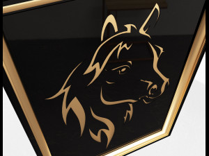 horse frame decoration Model 3D