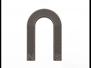 horseshoe magnet 3D Model