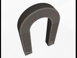 horseshoe magnet 3D Model