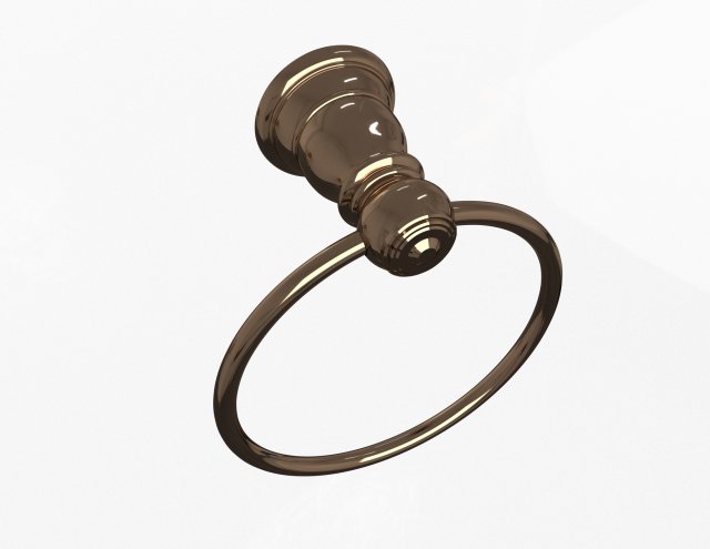 moen kingsley towel ring 3D Model .c4d .max .obj .3ds .fbx .stl .blend 