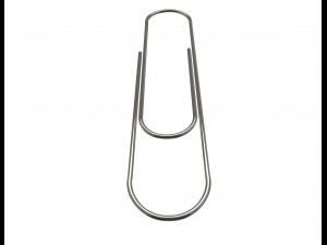 paperclip Modelo 3D