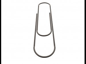 paperclip Modelo 3D