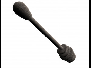 wooden honey dipper model 3D-Modell