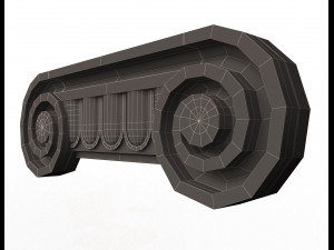 antique ionic capital 3D 모델