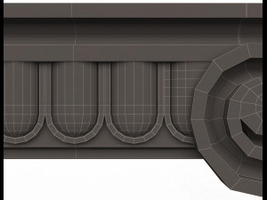 antique ionic capital 3D 모델