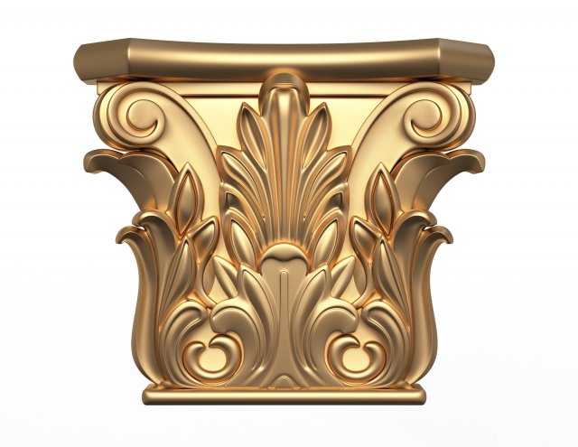 antique ionic capital 02 Modèle 3D .c4d .max .obj .3ds .fbx .stl .blend 