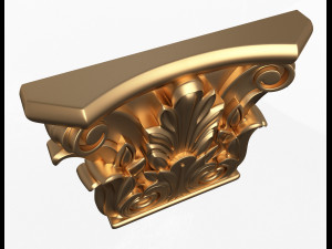 antique ionic capital 02 Modèle 3D