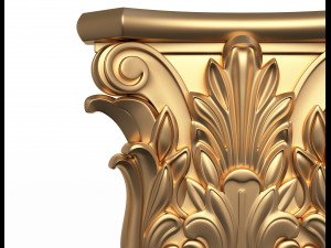 antique ionic capital 02 Modèle 3D