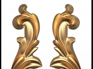 carved decoration cnc 06 3D Model