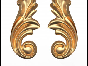 carved decoration cnc 06 3D Модель